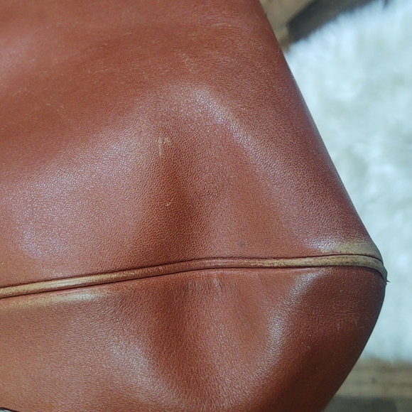 Coach Legacy Haley Leather Top Handle Satchel # 23574 in British Tan - Picture 4 of 17